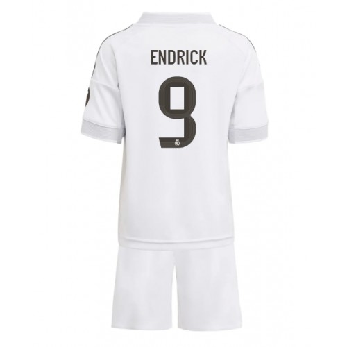 Real Madrid Endrick #9 Domácí dres komplet pro Děti 2025-26 Krátkým Rukávem (+ Krátké kalhoty) Real Madrid Endrick #9 Domácí dres komplet pro Děti 2025-26 Krátkým Rukávem (+ Krátké kalhoty)
