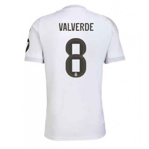 Real Madrid Federico Valverde #8 Domácí Dres 2025-26 Krátkým Rukávem Real Madrid Federico Valverde #8 Domácí Dres 2025-26 Krátkým Rukávem