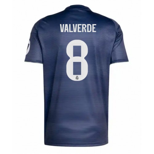 Real Madrid Federico Valverde #8 Venkovní Dres 2025-26 Krátkým Rukávem Real Madrid Federico Valverde #8 Venkovní Dres 2025-26 Krátkým Rukávem