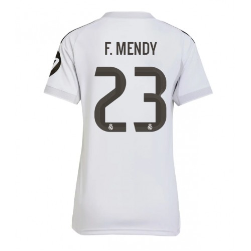 Real Madrid Ferland Mendy #23 Domácí Dres pro Dámy 2025-26 Krátkým Rukávem Real Madrid Ferland Mendy #23 Domácí Dres pro Dámy 2025-26 Krátkým Rukávem