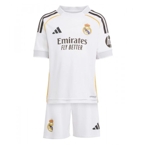 Real Madrid Jude Bellingham #5 Domácí dres komplet pro Děti 2025-26 Krátkým Rukávem (+ Krátké kalhoty)