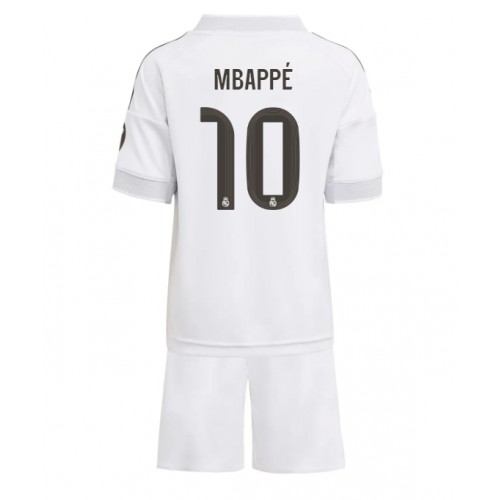 Real Madrid Kylian Mbappe #10 Domácí dres komplet pro Děti 2025-26 Krátkým Rukávem (+ Krátké kalhoty) Real Madrid Kylian Mbappe #10 Domácí dres komplet pro Děti 2025-26 Krátkým Rukávem (+ Krátké kalhoty)