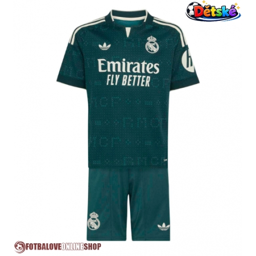 Real Madrid Kylian Mbappe #10 Venkovní dres komplet pro Děti 2026-27 Krátkým Rukávem (+ Krátké kalhoty)
