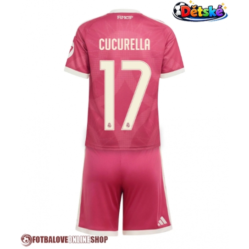 Real Madrid Marc Cucurella #17 Alternativní dres komplet pro Děti 2026-27 Krátkým Rukávem (+ Krátké kalhoty)