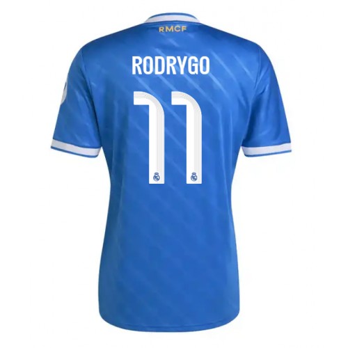 Real Madrid Rodrygo Goes #11 Alternativní Dres 2025-26 Krátkým Rukávem Real Madrid Rodrygo Goes #11 Alternativní Dres 2025-26 Krátkým Rukávem