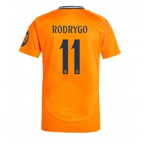 Real Madrid Rodrygo Goes #11 Venkovní Dres 2024-25 Krátkým Rukávem Real Madrid Rodrygo Goes #11 Venkovní Dres 2024-25 Krátkým Rukávem