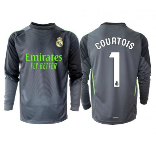 Real Madrid Thibaut Courtois #1 Brankář Alternativní Dres 2025-26 Dlouhým Rukávem Real Madrid Thibaut Courtois #1 Brankář Alternativní Dres 2025-26 Dlouhým Rukávem