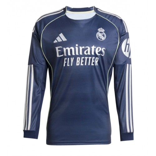 Real Madrid Venkovní Dres 2025-26 Dlouhým Rukávem Real Madrid Venkovní Dres 2025-26 Dlouhým Rukávem