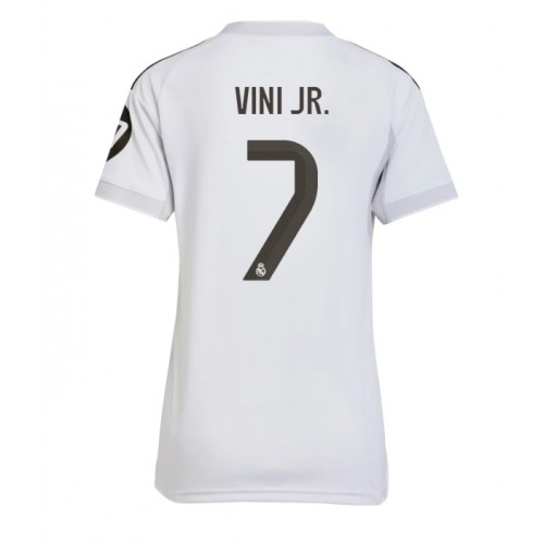 Real Madrid Vinicius Junior #7 Domácí Dres pro Dámy 2025-26 Krátkým Rukávem Real Madrid Vinicius Junior #7 Domácí Dres pro Dámy 2025-26 Krátkým Rukávem