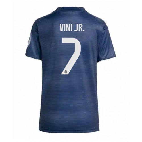 Real Madrid Vinicius Junior #7 Venkovní Dres pro Dámy 2025-26 Krátkým Rukávem Real Madrid Vinicius Junior #7 Venkovní Dres pro Dámy 2025-26 Krátkým Rukávem