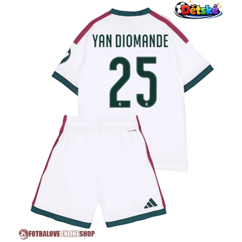Real Madrid Yan Diomande #25 Domácí dres komplet pro Děti 2026-27 Krátkým Rukávem (+ Krátké kalhoty)