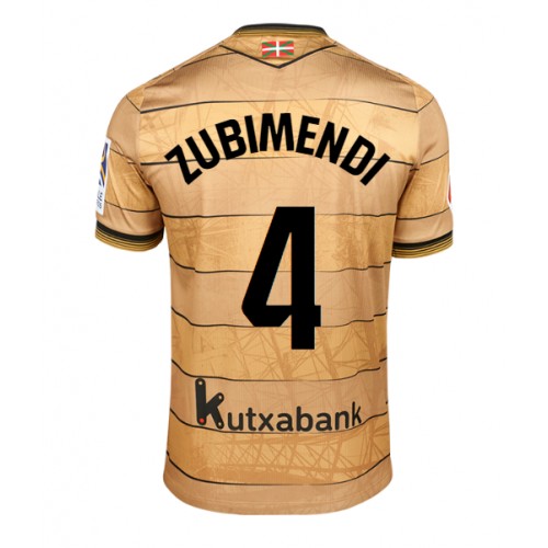 Real Sociedad Martin Zubimendi #4 Venkovní Dres 2024-25 Krátkým Rukávem Real Sociedad Martin Zubimendi #4 Venkovní Dres 2024-25 Krátkým Rukávem