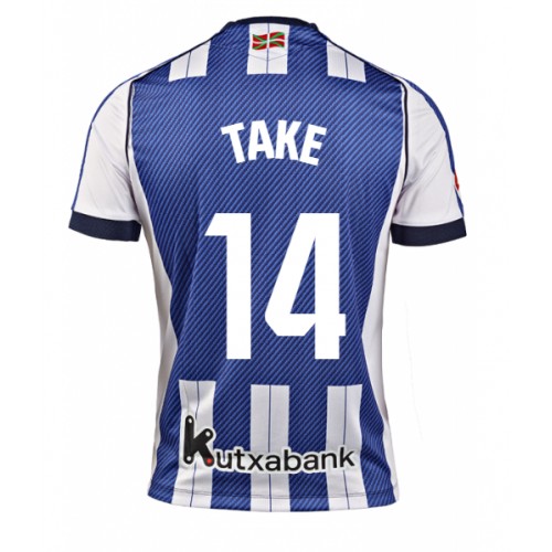 Real Sociedad Takefusa Kubo #14 Domácí Dres 2025-26 Krátkým Rukávem Real Sociedad Takefusa Kubo #14 Domácí Dres 2025-26 Krátkým Rukávem