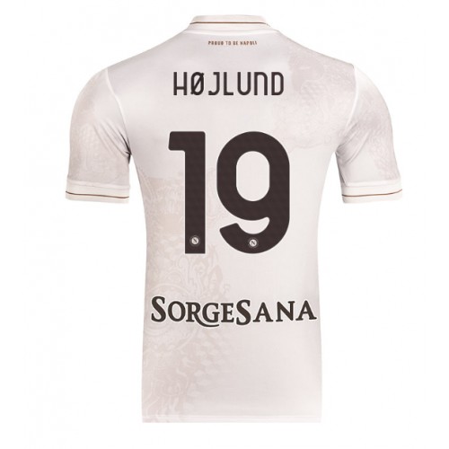 SSC Napoli Rasmus Hojlund #19 Venkovní Dres 2025-26 Krátkým Rukávem SSC Napoli Rasmus Hojlund #19 Venkovní Dres 2025-26 Krátkým Rukávem