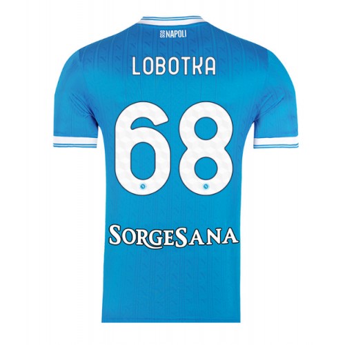 SSC Napoli Stanislav Lobotka #68 Domácí Dres 2025-26 Krátkým Rukávem SSC Napoli Stanislav Lobotka #68 Domácí Dres 2025-26 Krátkým Rukávem
