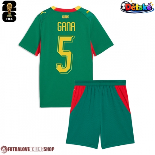 Senegal Idrissa Gueye #5 Venkovní dres komplet pro Děti MS 2026 Krátkým Rukávem (+ Krátké kalhoty)
