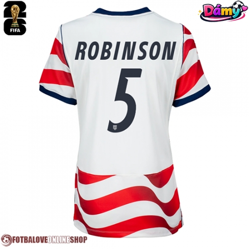 Spojené státy Antonee Robinson #5 Domácí Dres pro Dámy MS 2026 Krátkým Rukávem