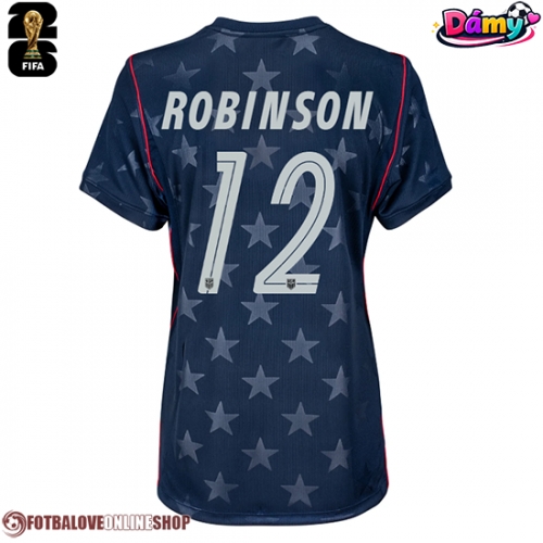 Spojené státy Miles Robinson #12 Venkovní Dres pro Dámy MS 2026 Krátkým Rukávem