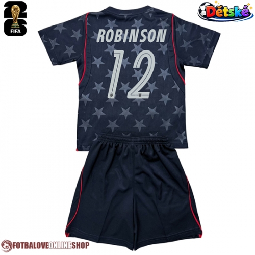 Spojené státy Miles Robinson #12 Venkovní dres komplet pro Děti MS 2026 Krátkým Rukávem (+ Krátké kalhoty)