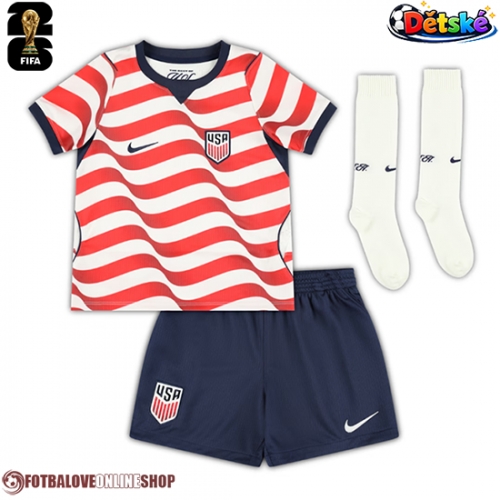 Spojené státy Ricardo Pepi #9 Domácí dres komplet pro Děti MS 2026 Krátkým Rukávem (+ Krátké kalhoty)