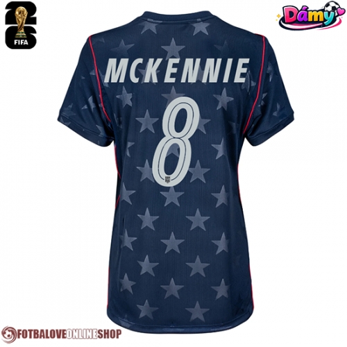 Spojené státy Weston McKennie #8 Venkovní Dres pro Dámy MS 2026 Krátkým Rukávem