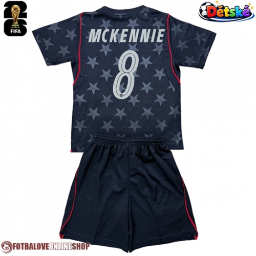 Spojené státy Weston McKennie #8 Venkovní dres komplet pro Děti MS 2026 Krátkým Rukávem (+ Krátké kalhoty)