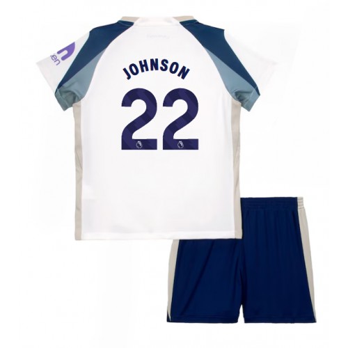 Tottenham Hotspur Brennan Johnson #22 Domácí dres komplet pro Děti 2025-26 Krátkým Rukávem (+ Krátké kalhoty) Tottenham Hotspur Brennan Johnson #22 Domácí dres komplet pro Děti 2025-26 Krátkým Rukávem (+ Krátké kalhoty)