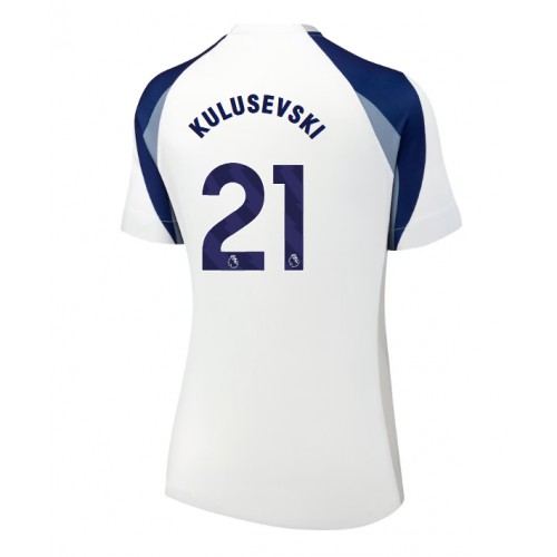Tottenham Hotspur Dejan Kulusevski #21 Domácí Dres pro Dámy 2025-26 Krátkým Rukávem Tottenham Hotspur Dejan Kulusevski #21 Domácí Dres pro Dámy 2025-26 Krátkým Rukávem
