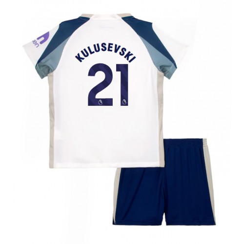 Tottenham Hotspur Dejan Kulusevski #21 Domácí dres komplet pro Děti 2025-26 Krátkým Rukávem (+ Krátké kalhoty)