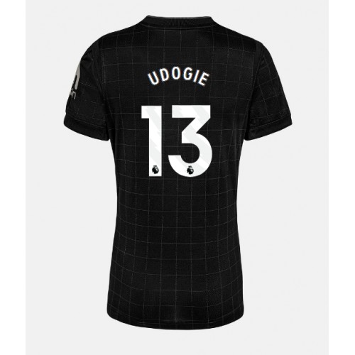 Tottenham Hotspur Destiny Udogie #13 Venkovní Dres pro Dámy 2025-26 Krátkým Rukávem Tottenham Hotspur Destiny Udogie #13 Venkovní Dres pro Dámy 2025-26 Krátkým Rukávem