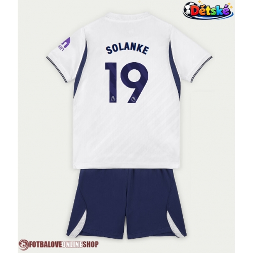 Tottenham Hotspur Dominic Solanke #19 Domácí dres komplet pro Děti 2026-27 Krátkým Rukávem (+ Krátké kalhoty)
