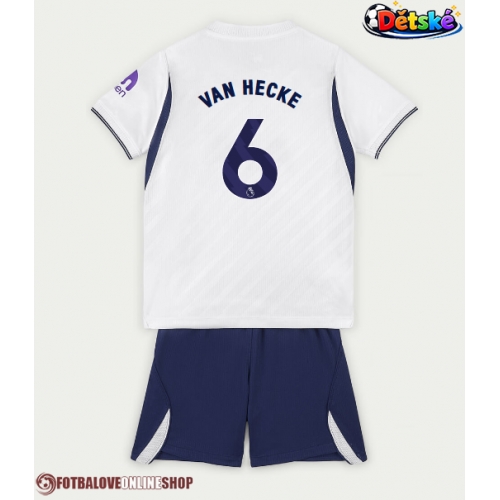 Tottenham Hotspur Jan Paul van Hecke #6 Domácí dres komplet pro Děti 2026-27 Krátkým Rukávem (+ Krátké kalhoty)