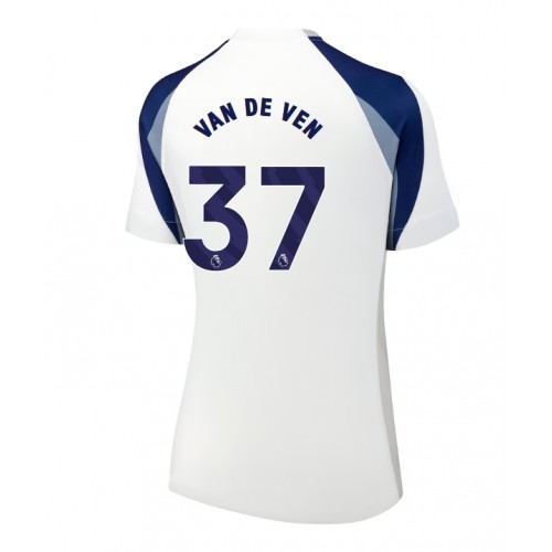 Tottenham Hotspur Micky van de Ven #37 Domácí Dres pro Dámy 2025-26 Krátkým Rukávem Tottenham Hotspur Micky van de Ven #37 Domácí Dres pro Dámy 2025-26 Krátkým Rukávem