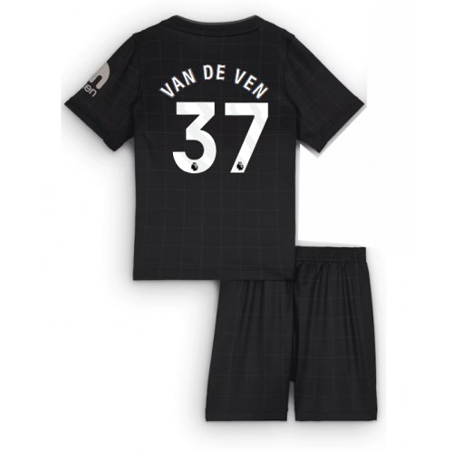 Tottenham Hotspur Micky van de Ven #37 Venkovní dres komplet pro Děti 2025-26 Krátkým Rukávem (+ Krátké kalhoty) Tottenham Hotspur Micky van de Ven #37 Venkovní dres komplet pro Děti 2025-26 Krátkým Rukávem (+ Krátké kalhoty)