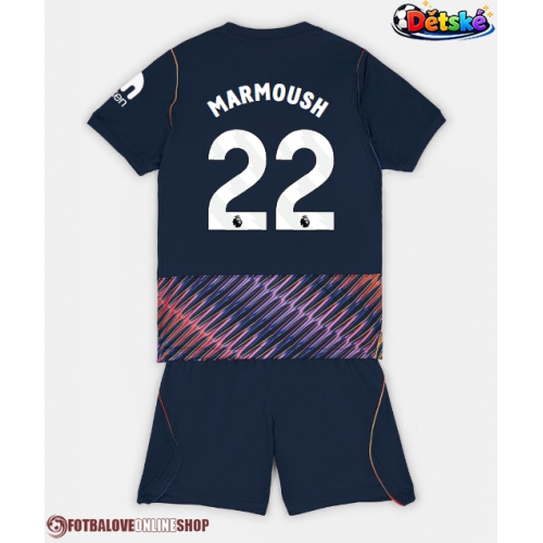 Tottenham Hotspur Omar Marmoush #22 Venkovní dres komplet pro Děti 2026-27 Krátkým Rukávem (+ Krátké kalhoty)