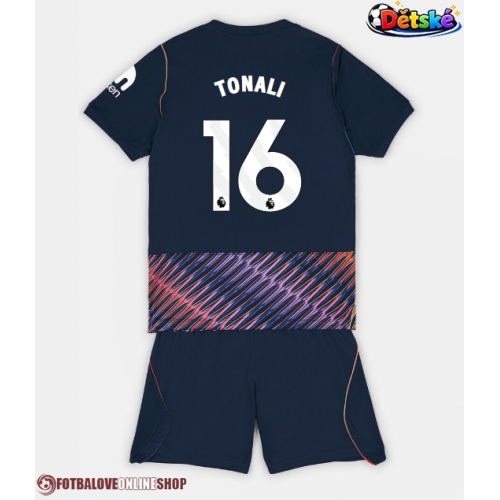 Tottenham Hotspur Sandro Tonali #16 Venkovní dres komplet pro Děti 2026-27 Krátkým Rukávem (+ Krátké kalhoty)