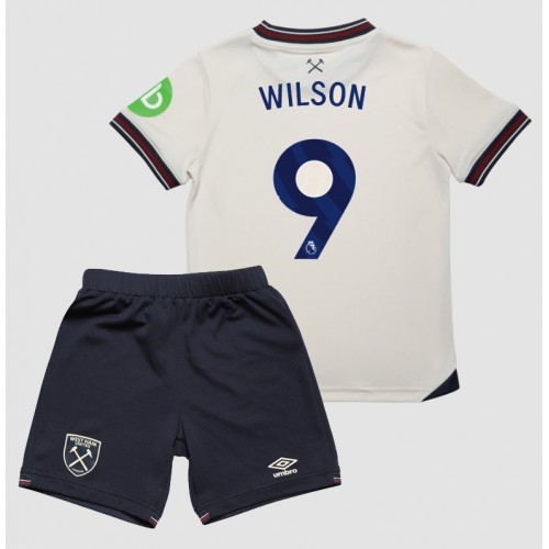 West Ham United Callum Wilson #9 Venkovní dres komplet pro Děti 2025-26 Krátkým Rukávem (+ Krátké kalhoty) West Ham United Callum Wilson #9 Venkovní dres komplet pro Děti 2025-26 Krátkým Rukávem (+ Krátké kalhoty)