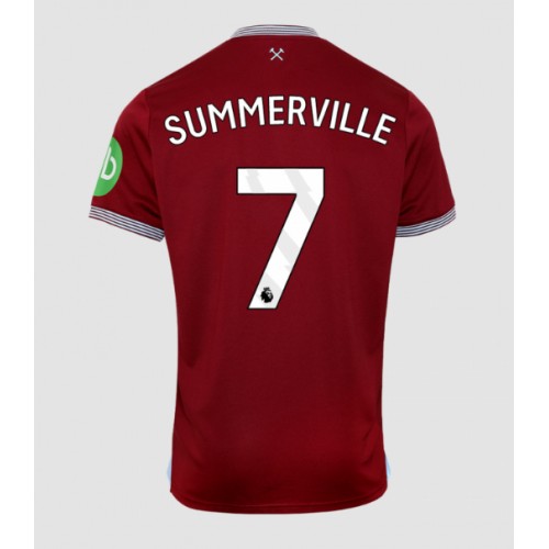 West Ham United Crysencio Summerville #7 Domácí Dres 2025-26 Krátkým Rukávem West Ham United Crysencio Summerville #7 Domácí Dres 2025-26 Krátkým Rukávem