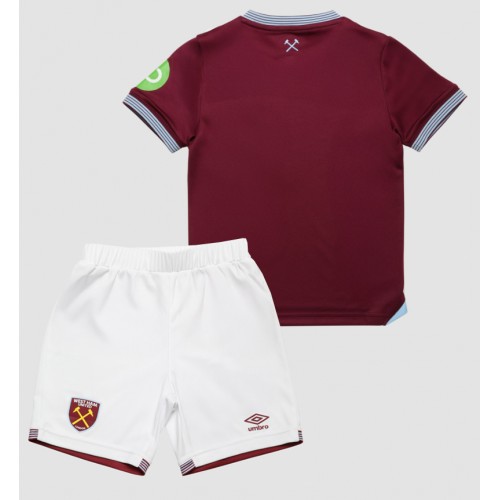 West Ham United Domácí dres komplet pro Děti 2025-26 Krátkým Rukávem (+ Krátké kalhoty) West Ham United Domácí dres komplet pro Děti 2025-26 Krátkým Rukávem (+ Krátké kalhoty)