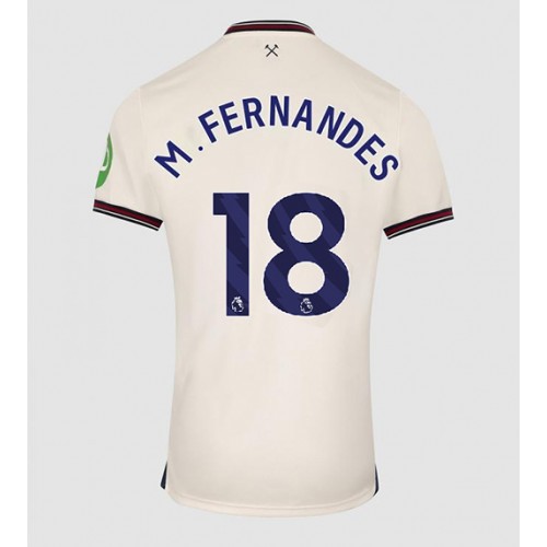 West Ham United Mateus Fernandes #18 Venkovní Dres 2025-26 Krátkým Rukávem West Ham United Mateus Fernandes #18 Venkovní Dres 2025-26 Krátkým Rukávem