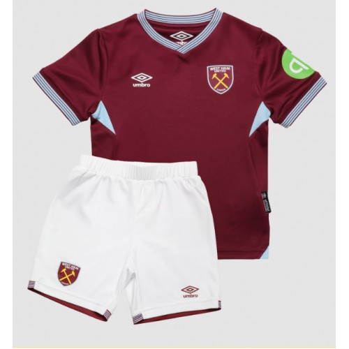 West Ham United Max Kilman #3 Domácí dres komplet pro Děti 2025-26 Krátkým Rukávem (+ Krátké kalhoty)