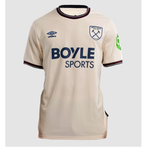 West Ham United Max Kilman #3 Venkovní Dres 2025-26 Krátkým Rukávem West Ham United Max Kilman #3 Venkovní Dres 2025-26 Krátkým Rukávem