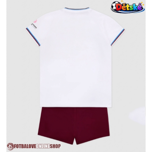 West Ham United Venkovní dres komplet pro Děti 2026-27 Krátkým Rukávem (+ Krátké kalhoty)