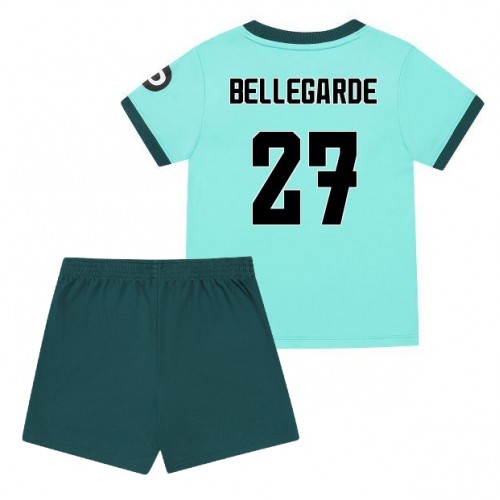 Wolves Jean-Ricner Bellegarde #27 Venkovní dres komplet pro Děti 2025-26 Krátkým Rukávem (+ Krátké kalhoty) Wolves Jean-Ricner Bellegarde #27 Venkovní dres komplet pro Děti 2025-26 Krátkým Rukávem (+ Krátké kalhoty)