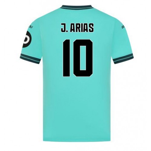 Wolves Jhon Arias #10 Venkovní Dres 2025-26 Krátkým Rukávem Wolves Jhon Arias #10 Venkovní Dres 2025-26 Krátkým Rukávem