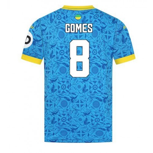 Wolves Joao Gomes #8 Alternativní Dres 2025-26 Krátkým Rukávem Wolves Joao Gomes #8 Alternativní Dres 2025-26 Krátkým Rukávem
