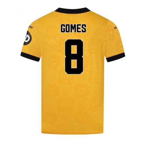 Wolves Joao Gomes #8 Domácí Dres 2025-26 Krátkým Rukávem Wolves Joao Gomes #8 Domácí Dres 2025-26 Krátkým Rukávem