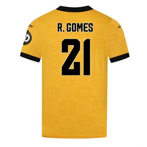 Wolves Rodrigo Gomes #21 Domácí Dres 2025-26 Krátkým Rukávem Wolves Rodrigo Gomes #21 Domácí Dres 2025-26 Krátkým Rukávem
