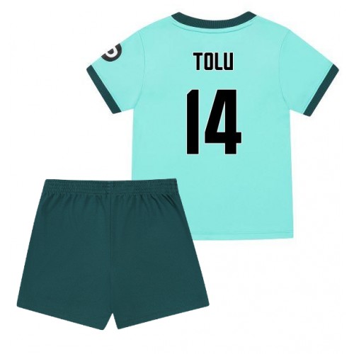 Wolves Tolu Arokodare #14 Venkovní dres komplet pro Děti 2025-26 Krátkým Rukávem (+ Krátké kalhoty) Wolves Tolu Arokodare #14 Venkovní dres komplet pro Děti 2025-26 Krátkým Rukávem (+ Krátké kalhoty)