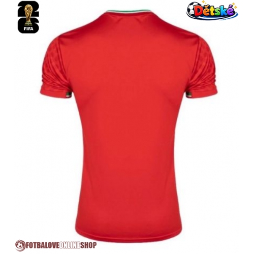 Írán Venkovní dres komplet pro Děti MS 2026 Krátkým Rukávem (+ Krátké kalhoty)